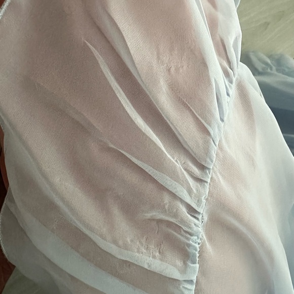 COPY - Mac Duggal Rosette Chiffon Cutout Empire Waist Gown - Picture 11 of 11